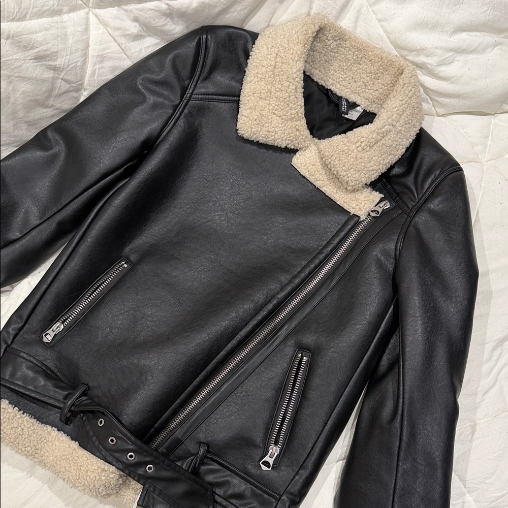 H&M Black Leather Jacket